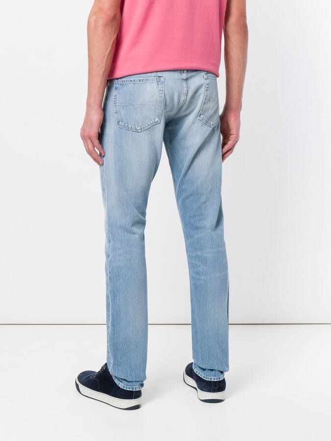 Polo Ralph Lauren slim-fit jeans met stenen wassing Blauw