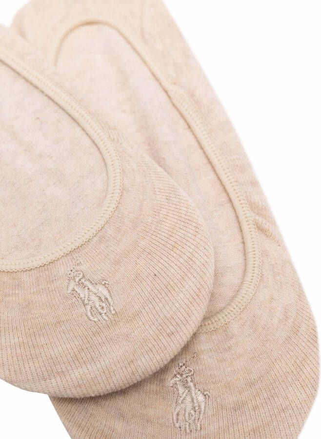 Polo Ralph Lauren Sokken met geborduurd logo Beige