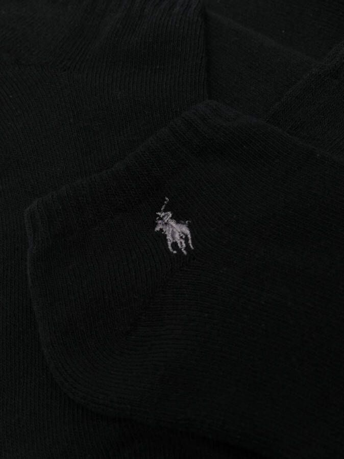 Polo Ralph Lauren Sokken met geborduurd logo Zwart