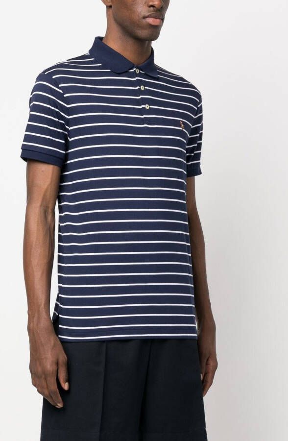 Polo Ralph Lauren Gestreept poloshirt Blauw