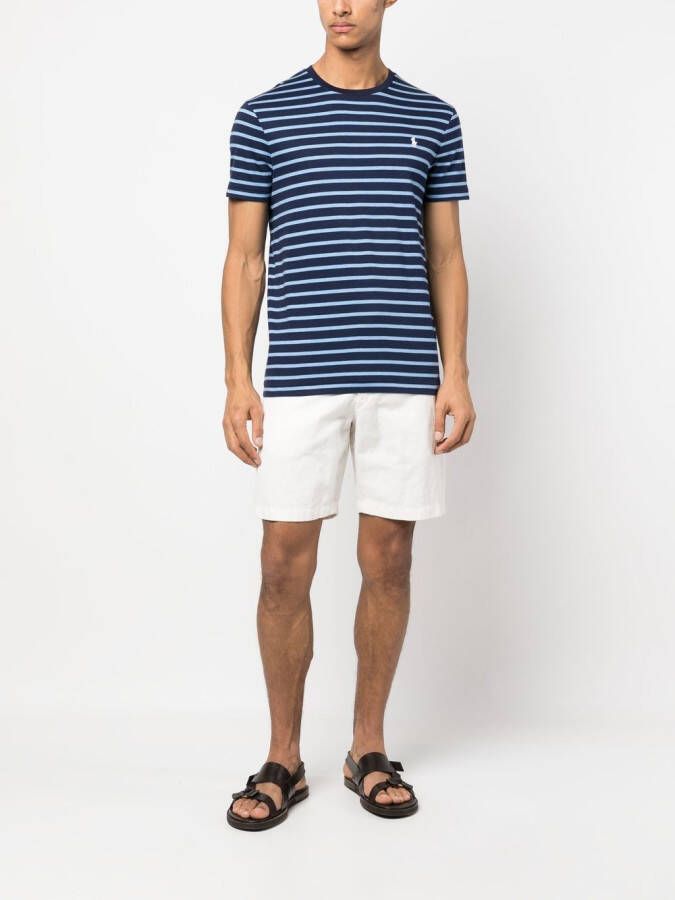 Polo Ralph Lauren Gestreept T-shirt Blauw