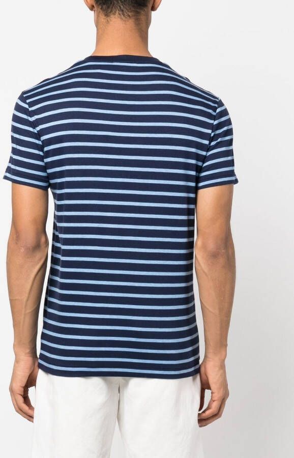 Polo Ralph Lauren Gestreept T-shirt Blauw