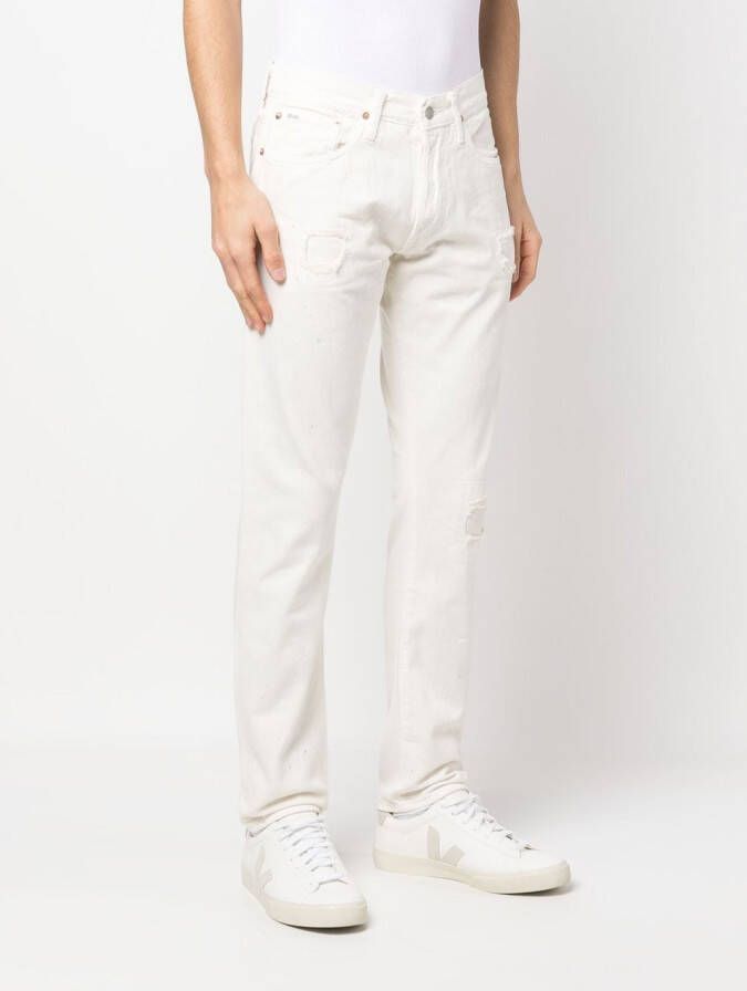 Polo Ralph Lauren Slim-fit jeans Wit