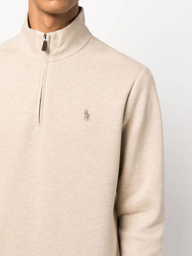 Polo Ralph Lauren Sweater met geborduurd logo Beige