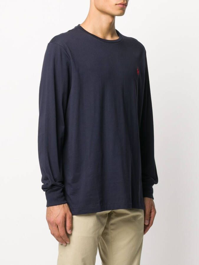 Polo Ralph Lauren Sweater met geborduurd logo Blauw