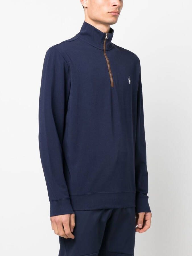 Polo Ralph Lauren Sweater met geborduurd logo Blauw