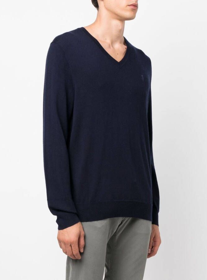 Polo Ralph Lauren Sweater met geborduurd logo Blauw