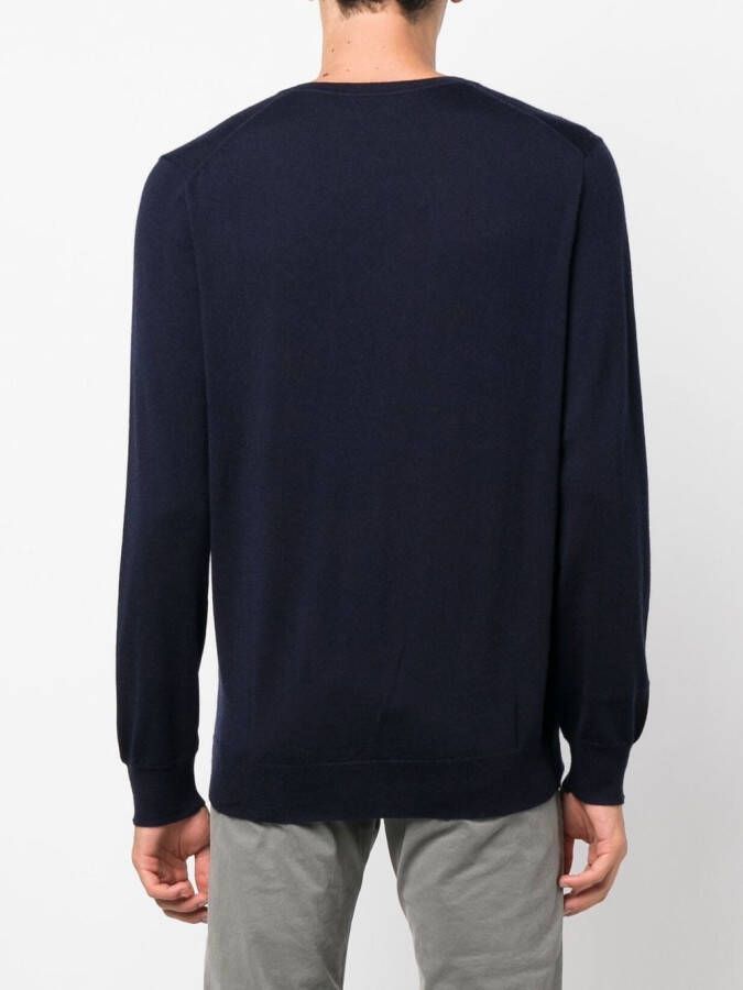 Polo Ralph Lauren Sweater met geborduurd logo Blauw