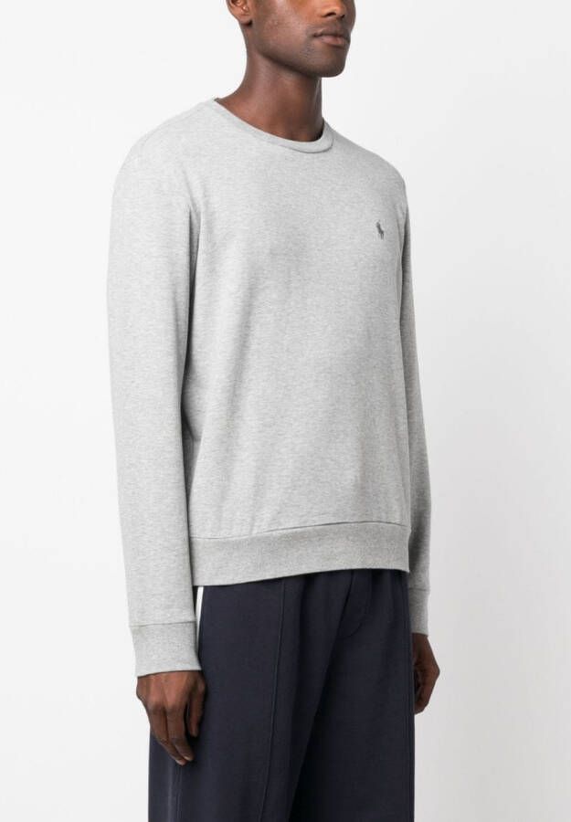 Polo Ralph Lauren Sweater met geborduurd logo Grijs