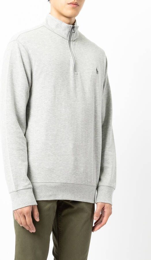 Polo Ralph Lauren Sweater met geborduurd logo Grijs