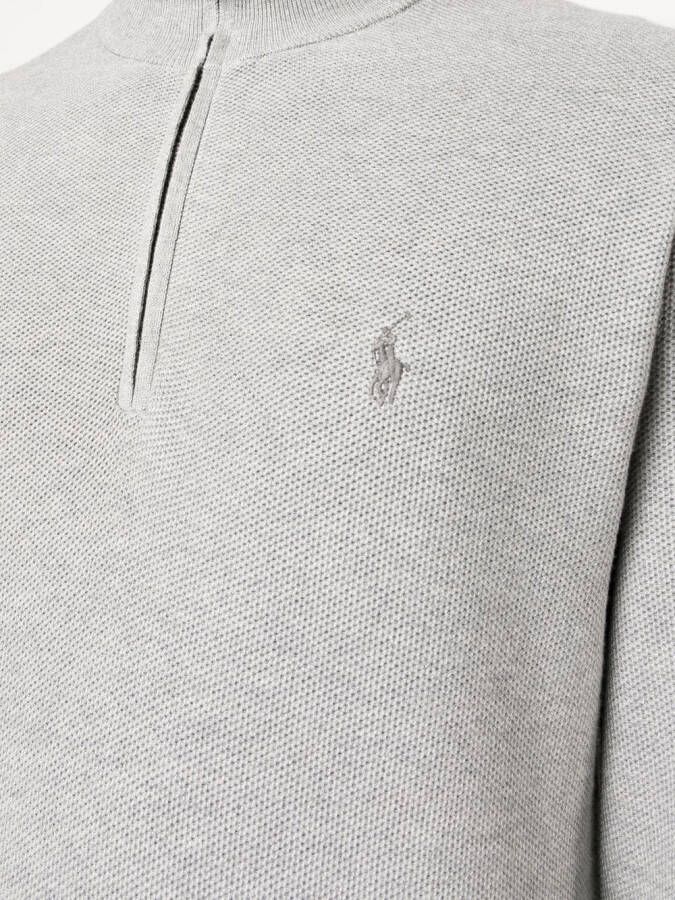 Polo Ralph Lauren Sweater met geborduurd logo Grijs