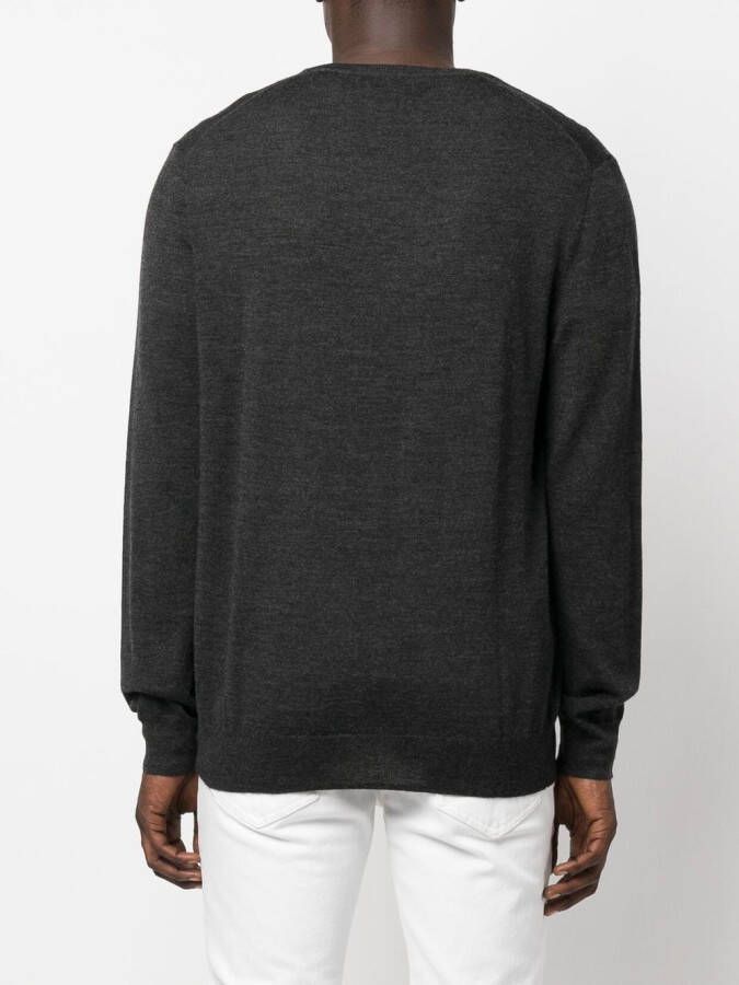 Polo Ralph Lauren Sweater met geborduurd logo Grijs