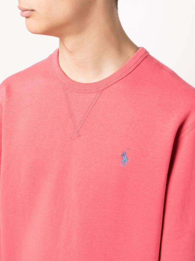 Polo Ralph Lauren Sweater met geborduurd logo Rood