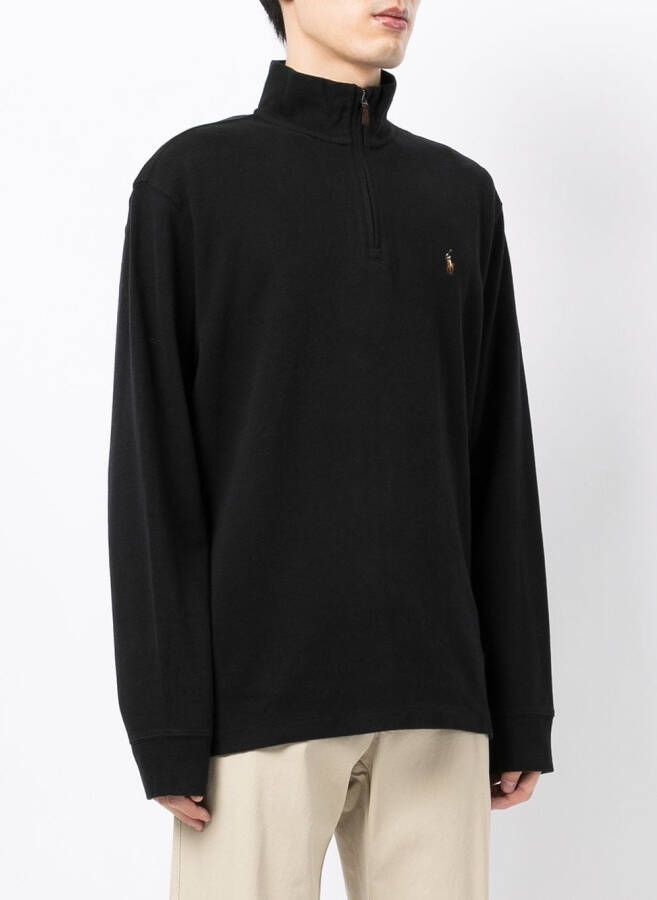 Polo Ralph Lauren Sweater met geborduurd logo Zwart