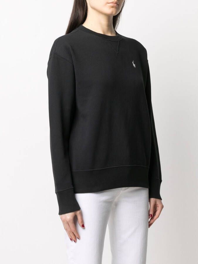 Polo Ralph Lauren Sweater met geborduurd logo Zwart