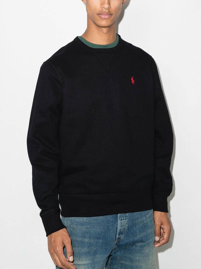 Polo Ralph Lauren Sweater met geborduurd logo Zwart