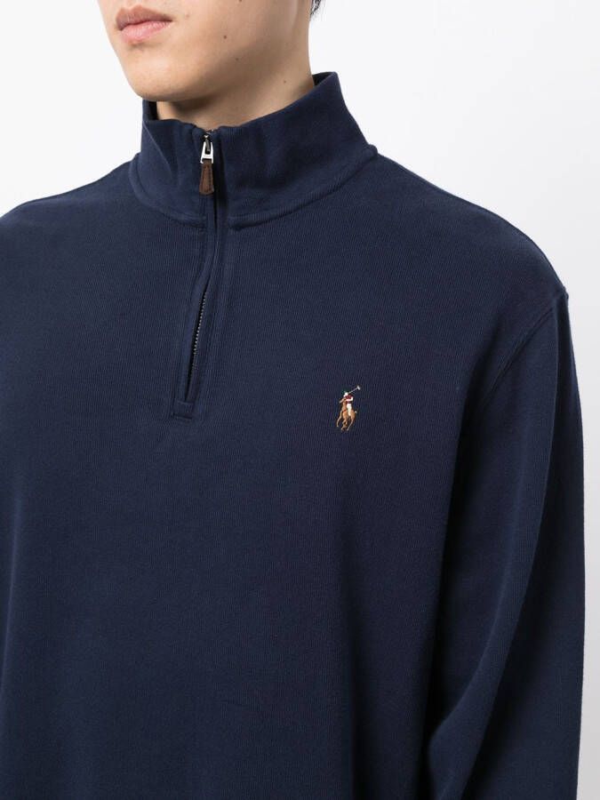 Polo Ralph Lauren Sweater met hoge hals Blauw