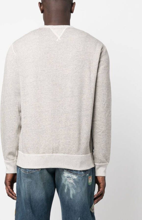 Polo Ralph Lauren Sweater met logopatch Grijs