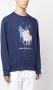 Polo Ralph Lauren Sweater met logoprint Blauw - Thumbnail 3