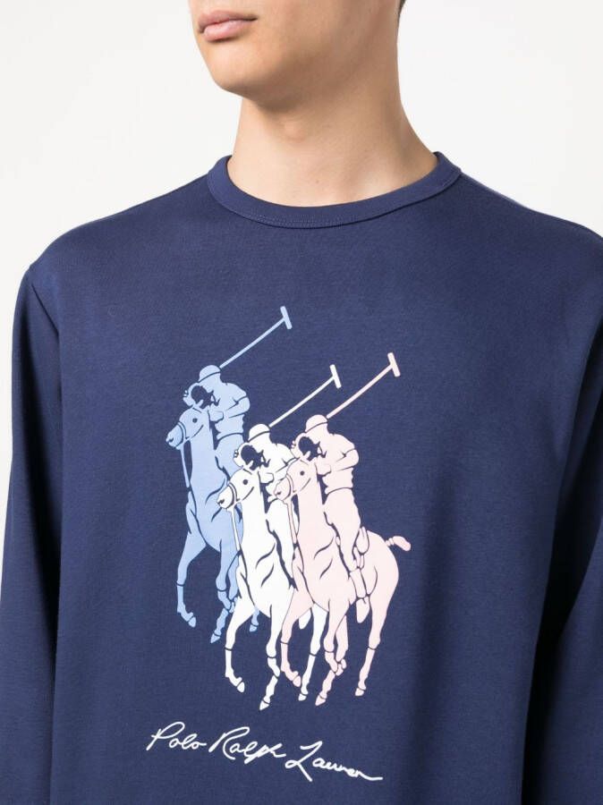 Polo Ralph Lauren Sweater met logoprint Blauw