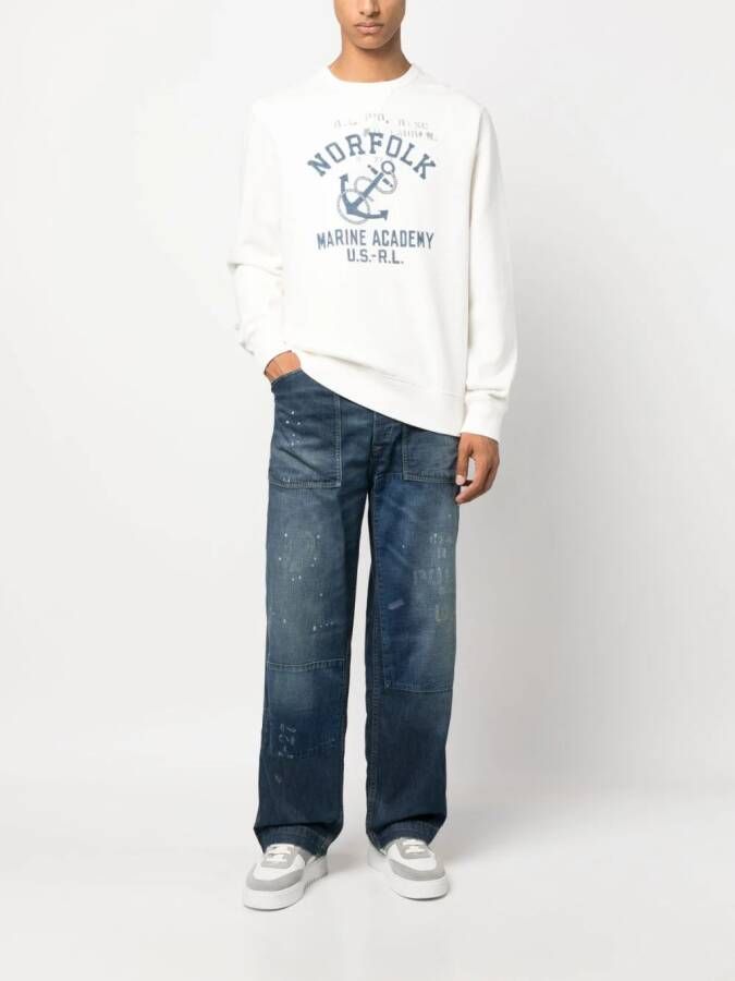 Polo Ralph Lauren Sweater met logoprint Wit
