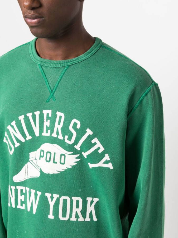 Polo Ralph Lauren Sweater met print Groen