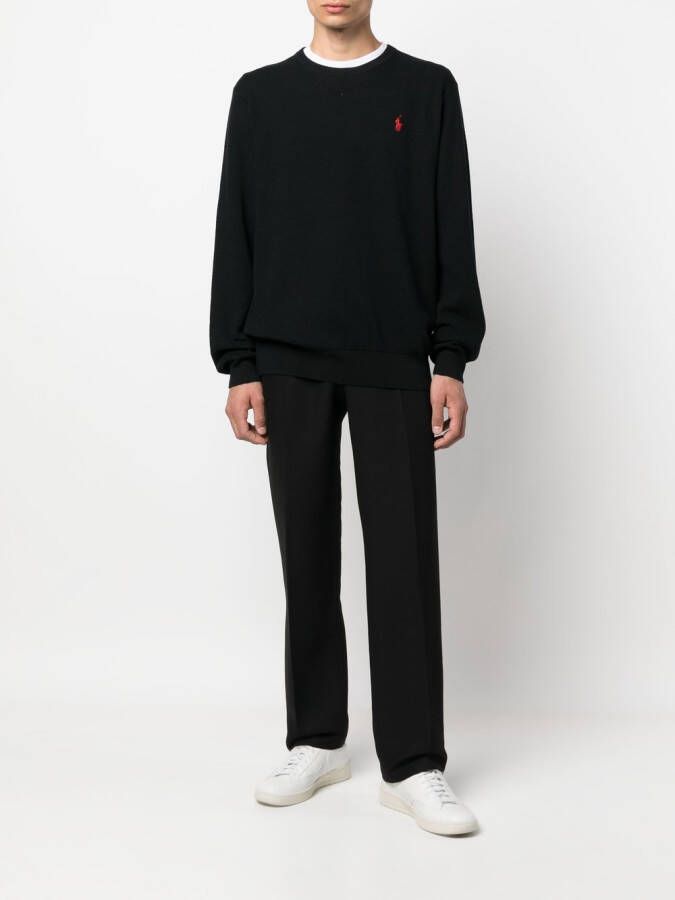 Polo Ralph Lauren Sweater met ronde hals Zwart