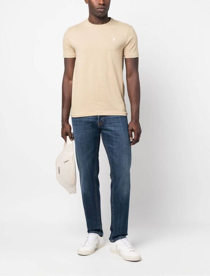 Polo Ralph Lauren T-shirt met borduurwerk Beige