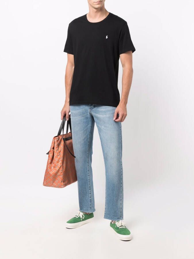 Polo Ralph Lauren T-shirt met borduurwerk Zwart