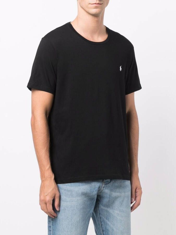 Polo Ralph Lauren T-shirt met borduurwerk Zwart