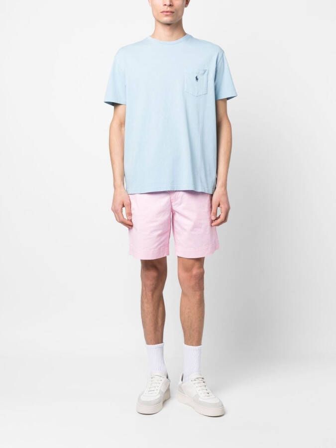 Polo Ralph Lauren T-shirt met borstzak Blauw