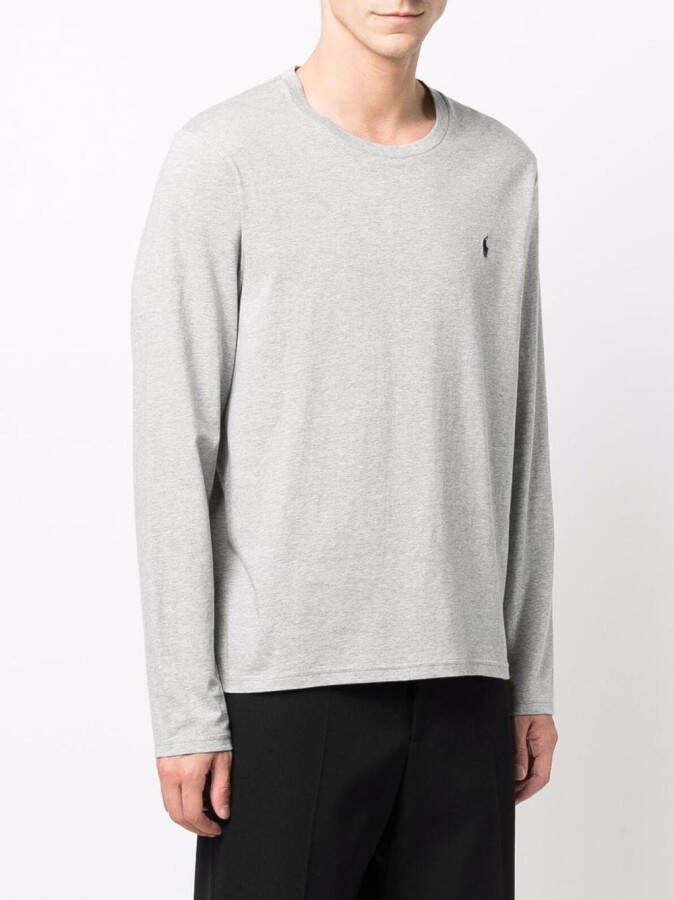 Polo Ralph Lauren T-shirt met geborduurd logo Grijs