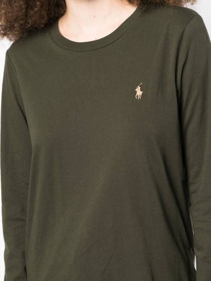 Polo Ralph Lauren T-shirt met geborduurd logo Groen