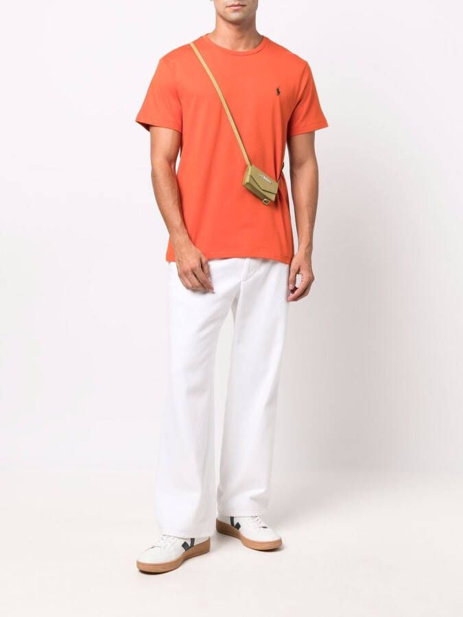 Polo Ralph Lauren T-shirt met geborduurd logo Oranje