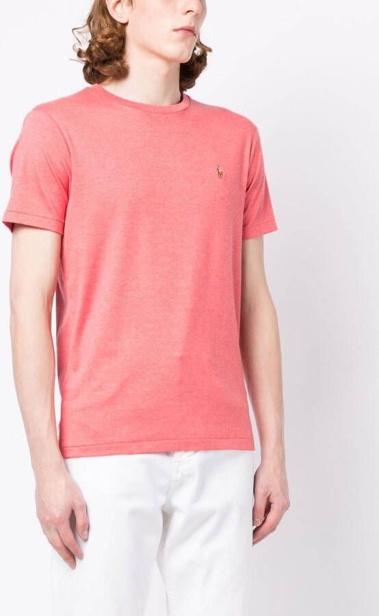 Polo Ralph Lauren T-shirt met geborduurd logo Roze