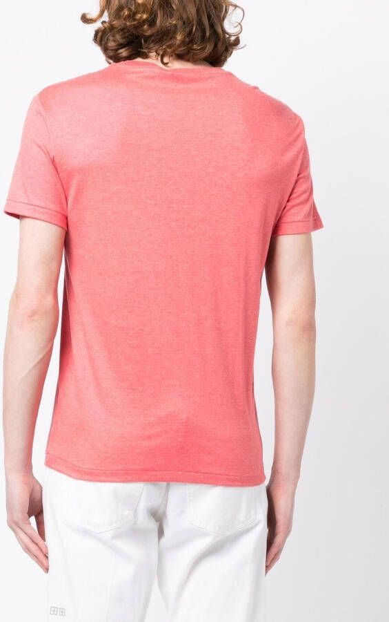 Polo Ralph Lauren T-shirt met geborduurd logo Roze