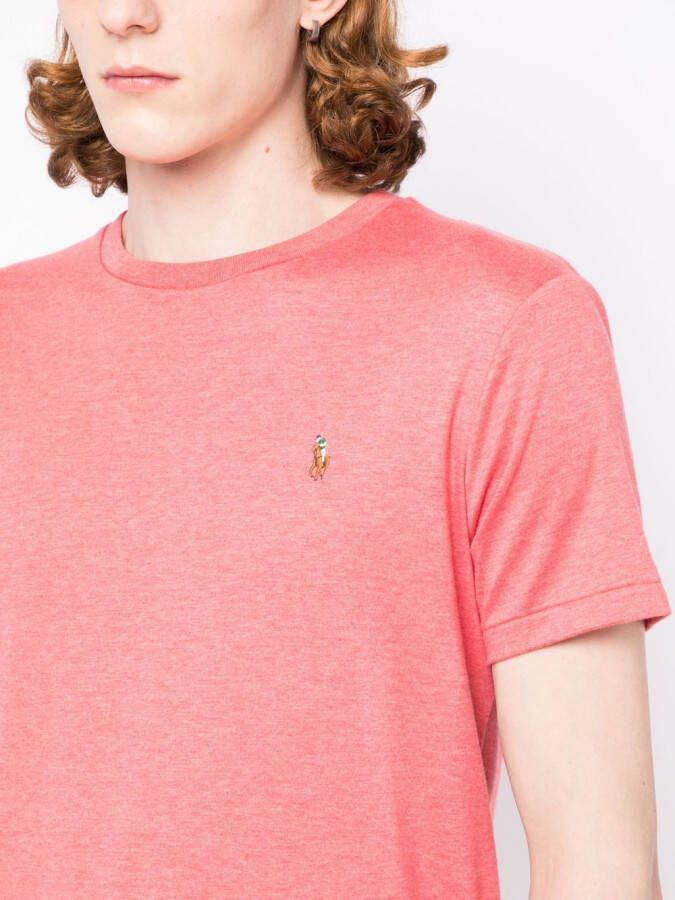 Polo Ralph Lauren T-shirt met geborduurd logo Roze