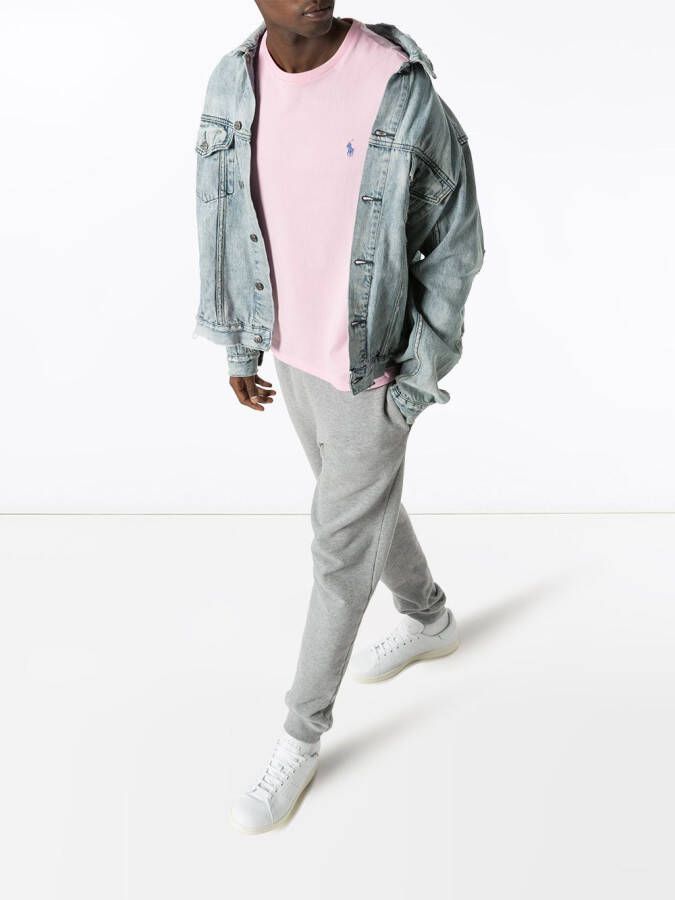 Polo Ralph Lauren T-shirt met geborduurd logo Roze
