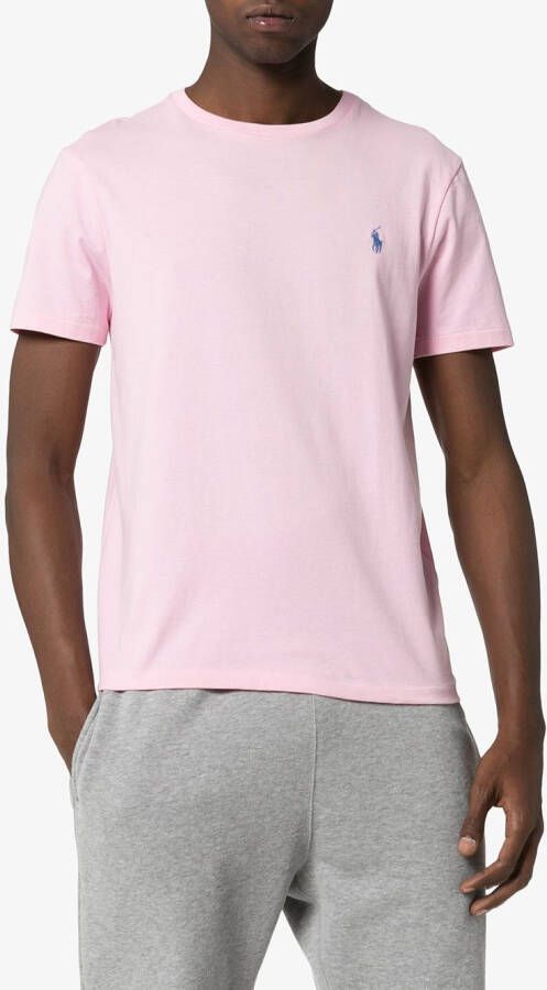 Polo Ralph Lauren T-shirt met geborduurd logo Roze