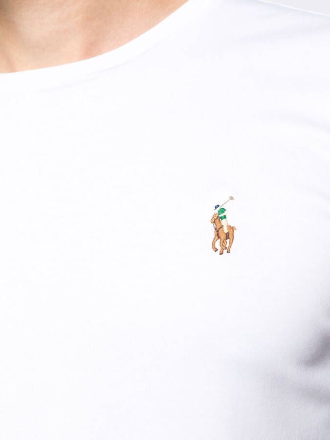 Polo Ralph Lauren T-shirt met geborduurd logo Wit