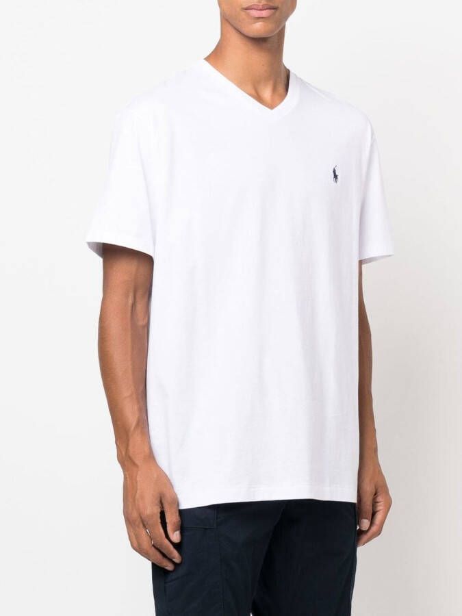 Polo Ralph Lauren T-shirt met geborduurd logo Wit