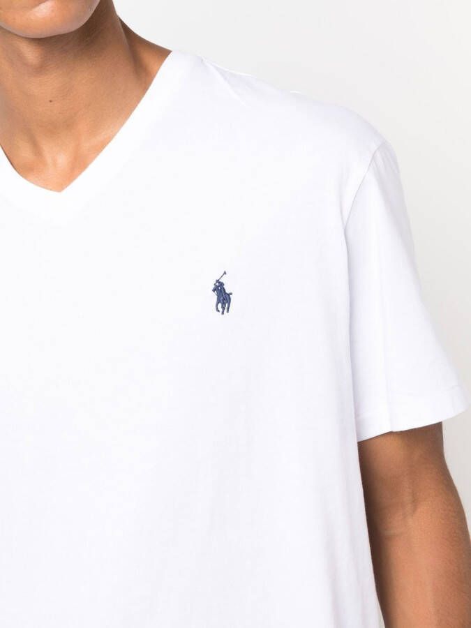 Polo Ralph Lauren T-shirt met geborduurd logo Wit