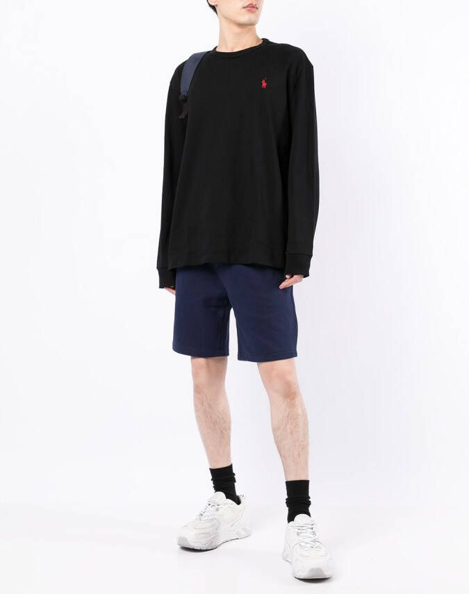Polo Ralph Lauren T-shirt met geborduurd logo Zwart