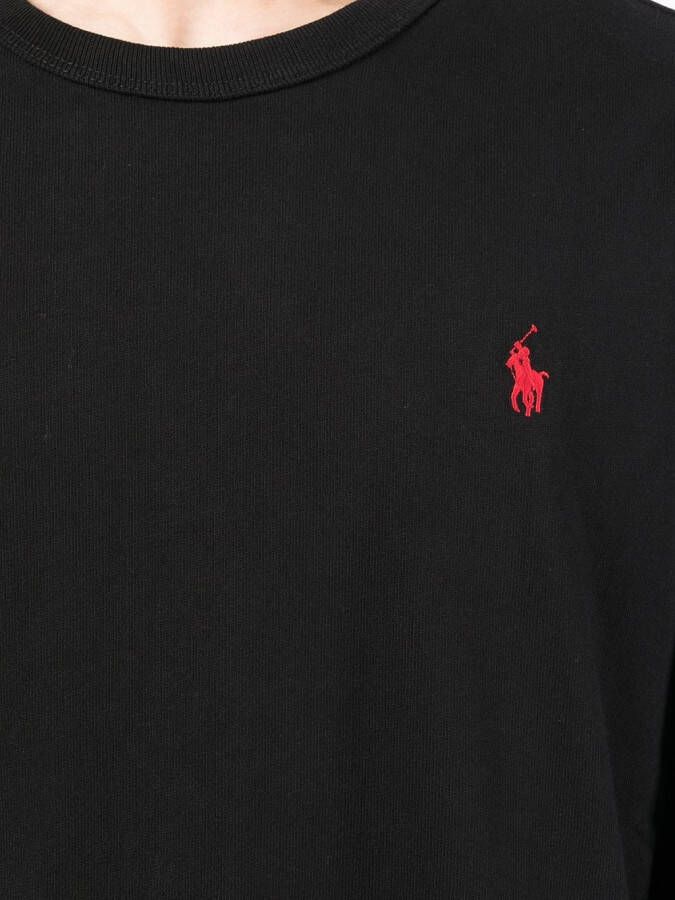 Polo Ralph Lauren T-shirt met geborduurd logo Zwart