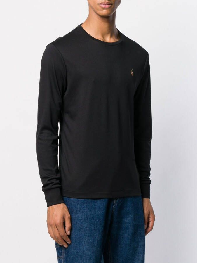 Polo Ralph Lauren T-shirt met geborduurd logo Zwart