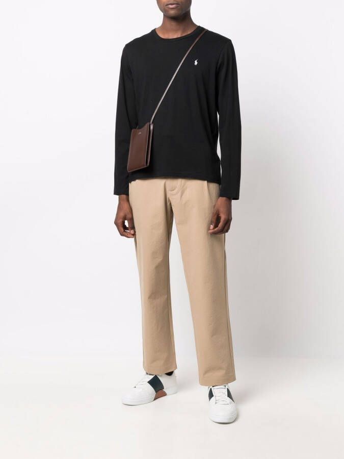 Polo Ralph Lauren T-shirt met geborduurd logo Zwart