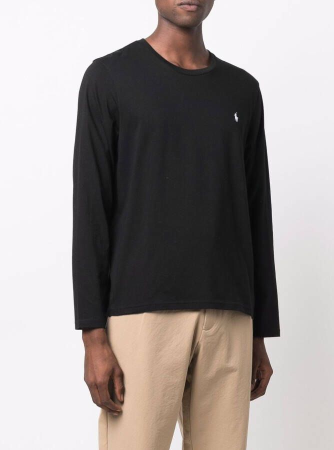 Polo Ralph Lauren T-shirt met geborduurd logo Zwart
