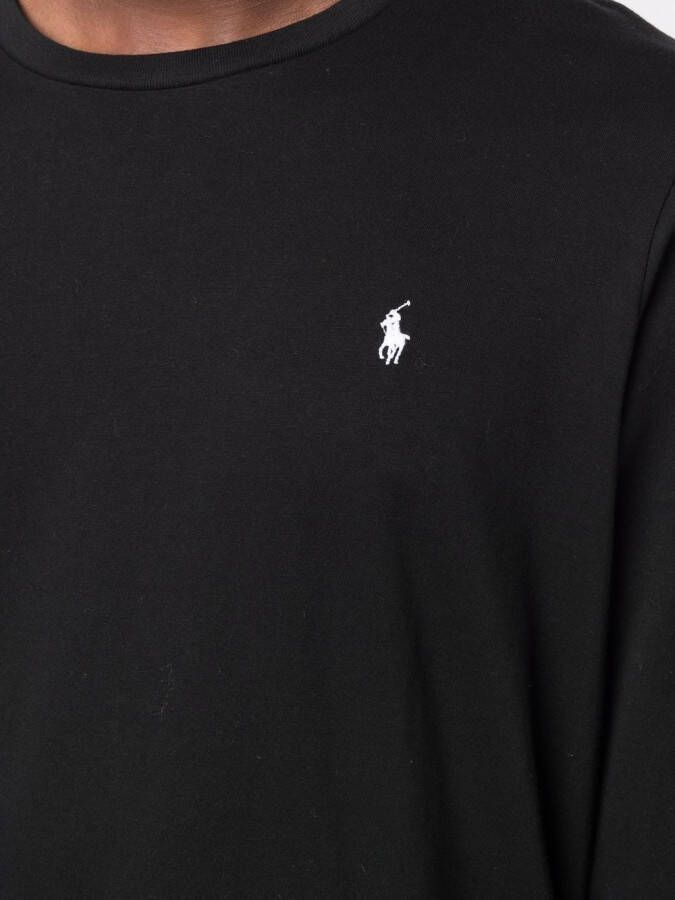 Polo Ralph Lauren T-shirt met geborduurd logo Zwart