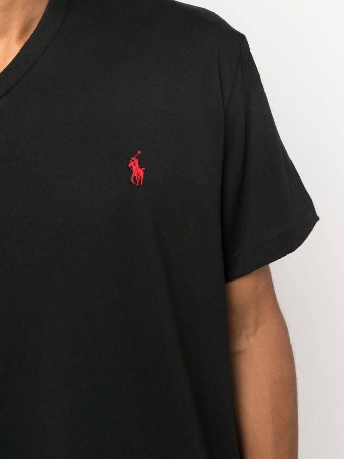 Polo Ralph Lauren T-shirt met geborduurd logo Zwart