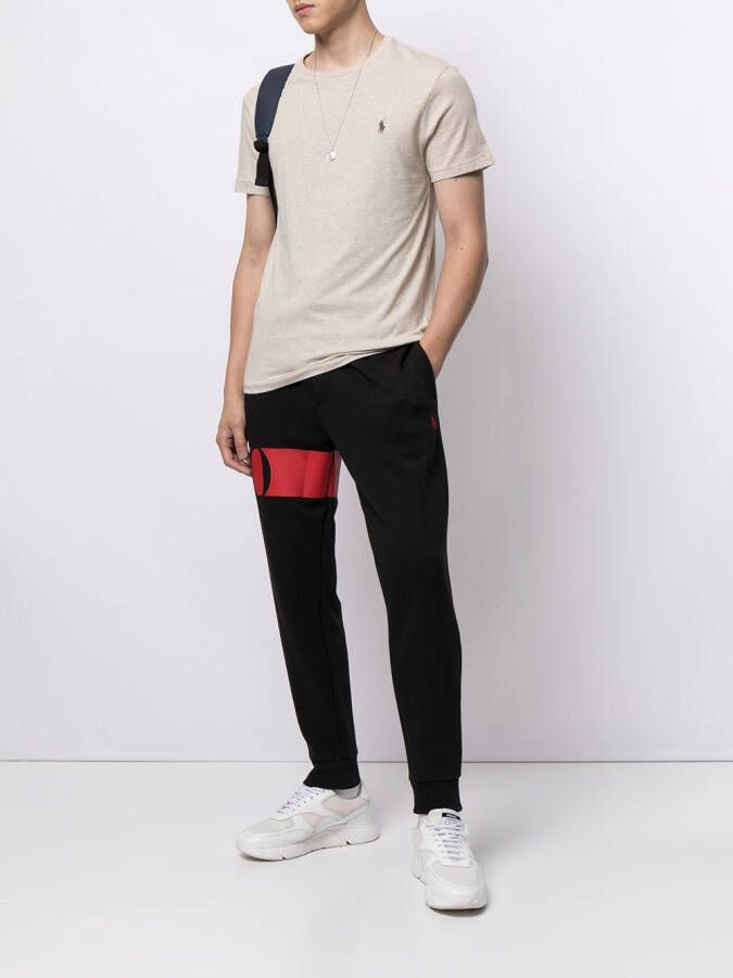 Polo Ralph Lauren T-shirt met geborduurde pony Beige
